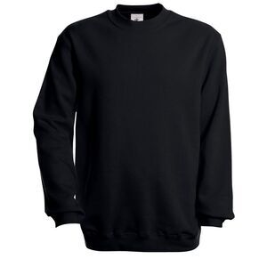 B&C Unisex Adult Set-in Sweatshirt / Black